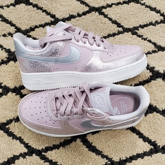 nike air force 1 07 particle rose glitter